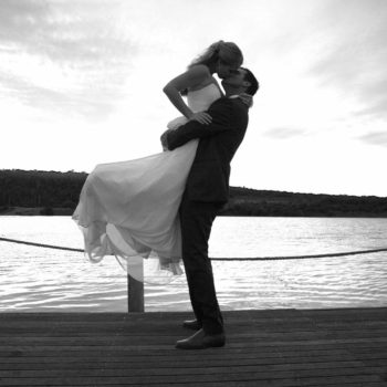 Pumba Private Game Reserve Weddings Black And White Wedding Kiss