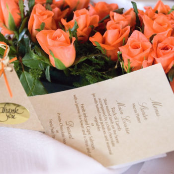 Pumba Private Game Reserve Weddings Menu And Flower Details